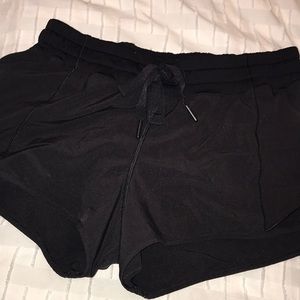 Black lululemon shorts